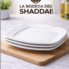 BANDEJA 12 CUADRADA WHITE