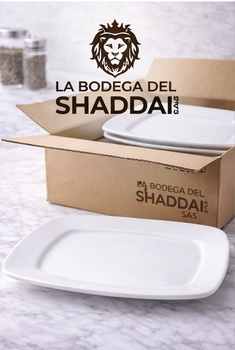 BANDEJA 12 CUADRADA WHITE
