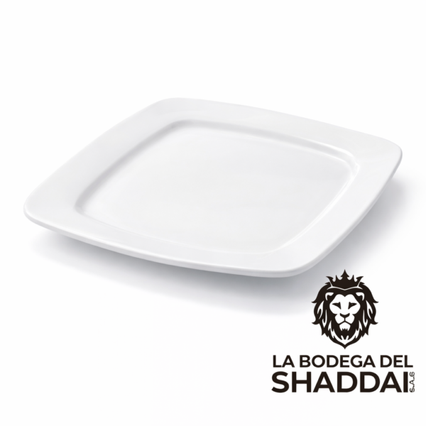 BANDEJA 12 CUADRADA WHITE