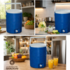 Dispenser azul en cocina moderna TERMO POPOTAMO 19 LITROS