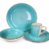 Juego de dinnerware en tonos turquesa VAJILLA ARTYSAN