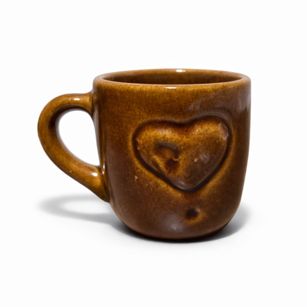Taza de café con corazón POCILLO ARTESANAL #9 VARIOS TAMAÑOS