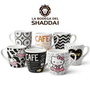 POCILLO MUG 9 ONZ COFFE ESTAMPADO