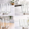 Vasos transparentes en entornos de cocina VASO CRISTAL DIAMANTE #9 ONZ TRANSPARENTE
